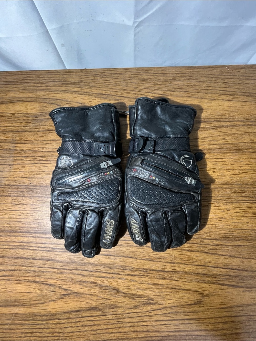 SWANY Triplex Plex+ Leather  Gloves ~ Adult Size Medium SX-73 Pre-Owned